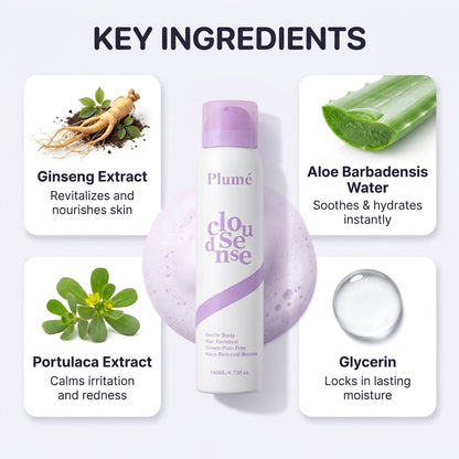 Plumé CloudSense Hair Removal Mousse