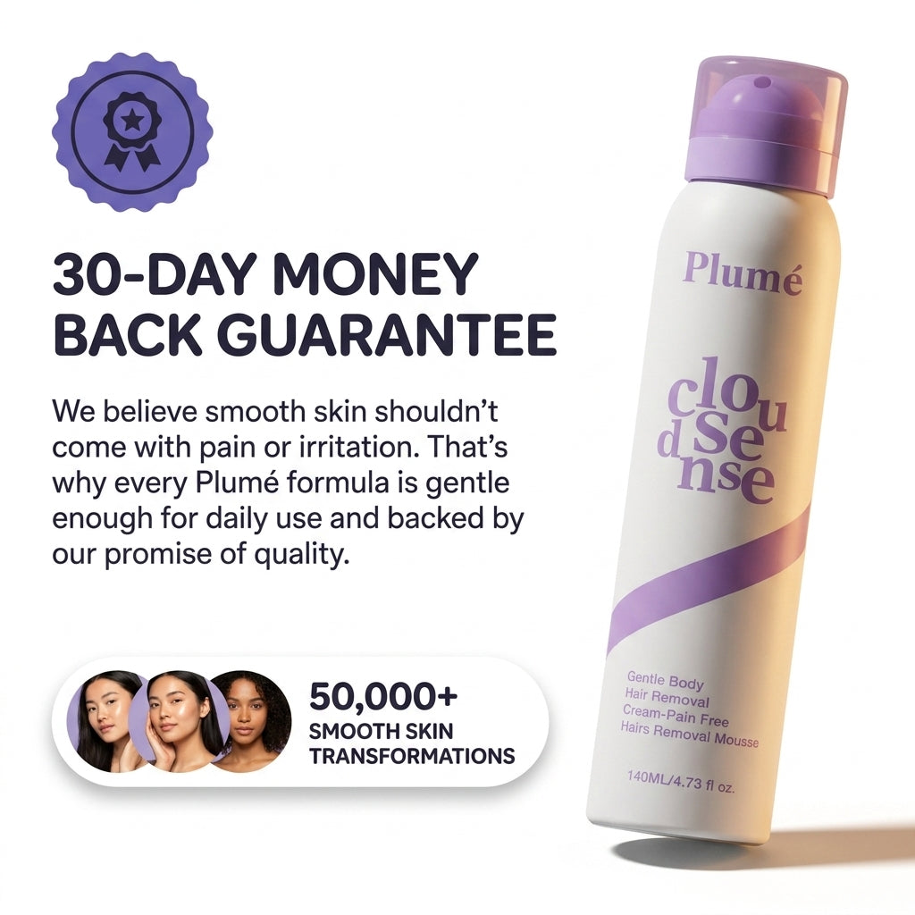 Plumé CloudSense Hair Removal Mousse