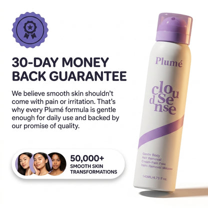 Plumé CloudSense Hair Removal Mousse